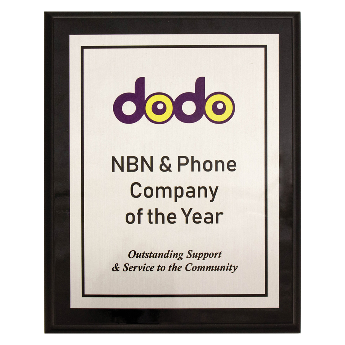 Colour Plaque - Silver