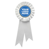 White Rosette w/ Clip