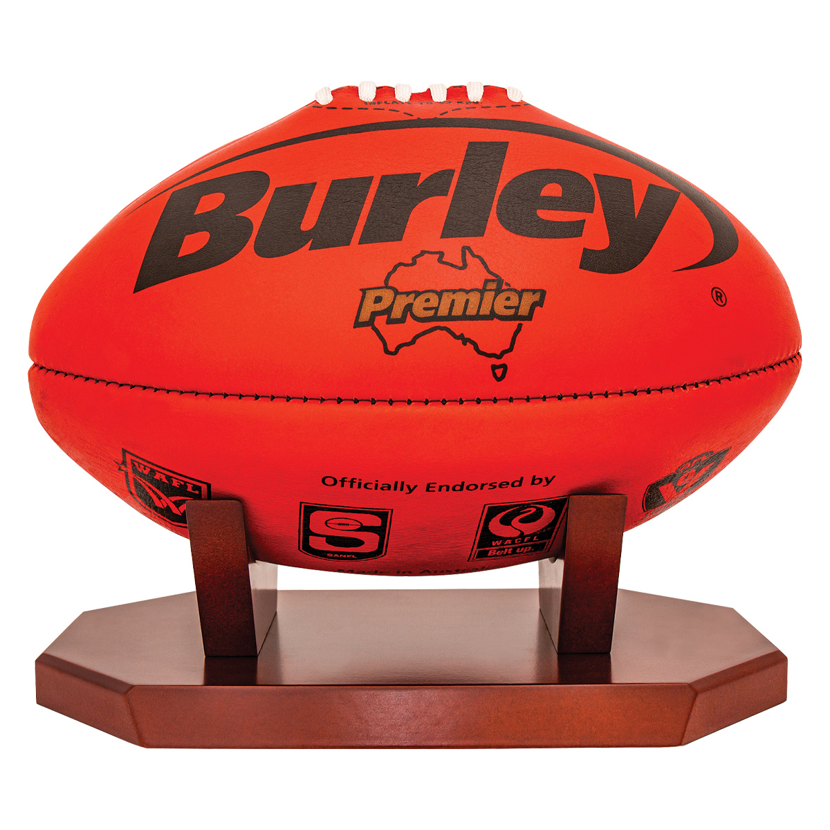 Timber Ball Holder - Oval Ball