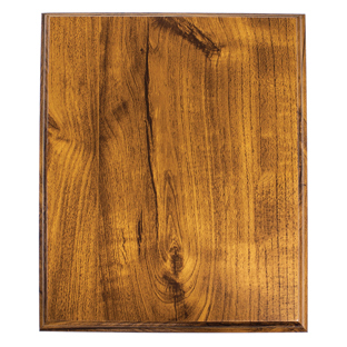 Budget Plaque - Light Walnut