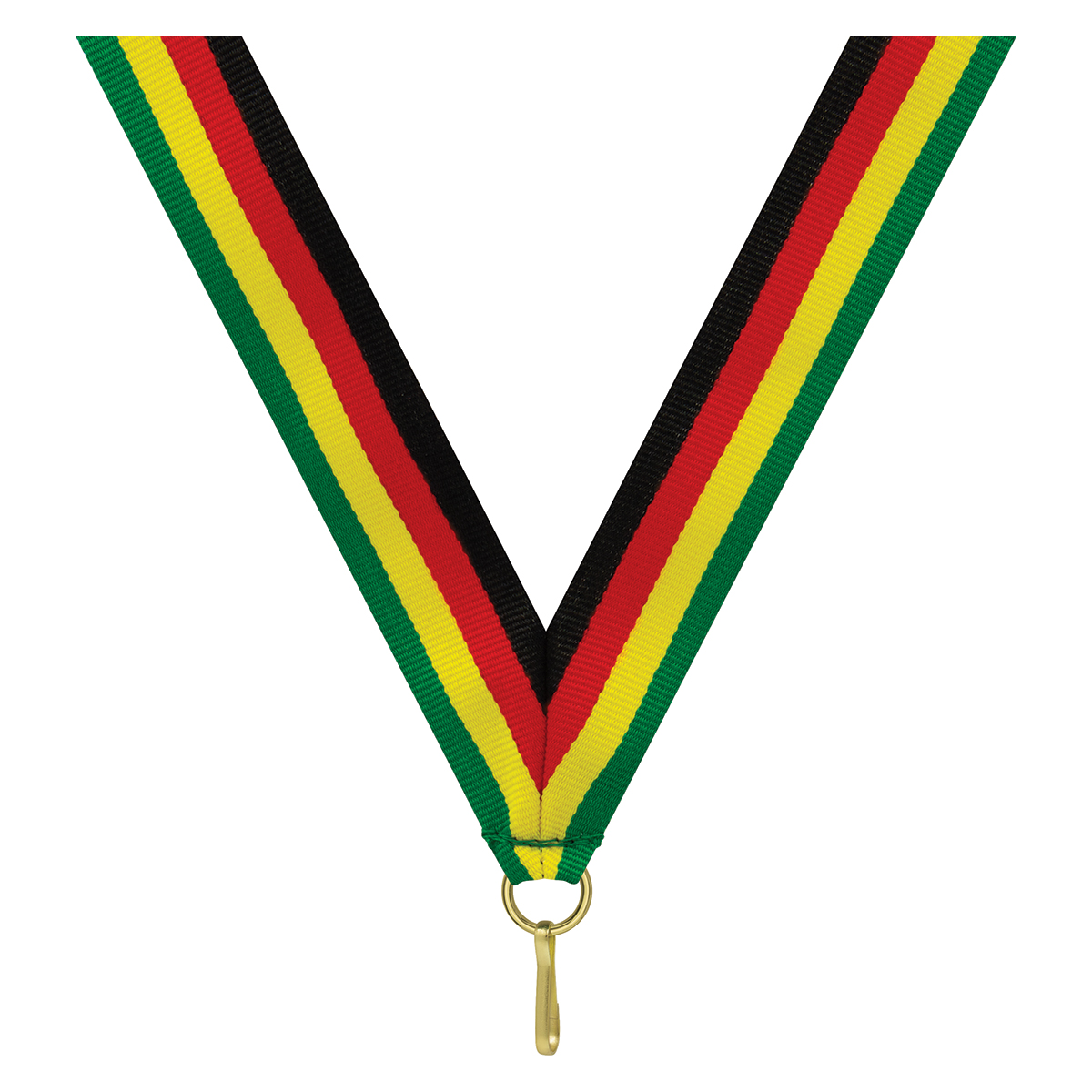 Black / Red / Yellow / Green Ribbon