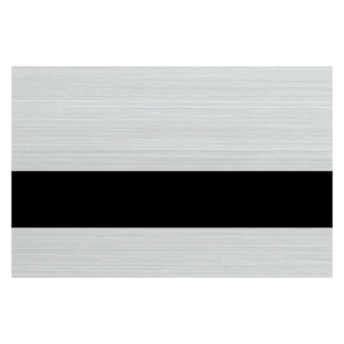 FlexiBrass Brushed Silver / Black