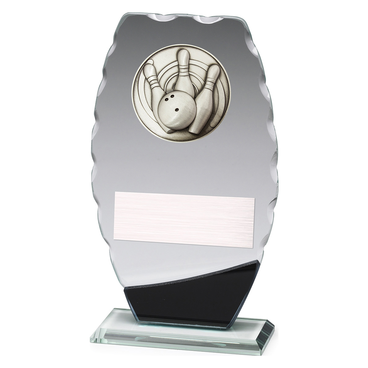 Clipped Oval Glass - Tenpin