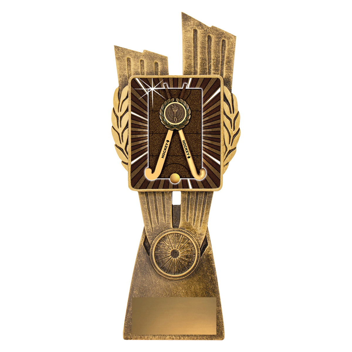 Antique Gold Lynx - Hockey