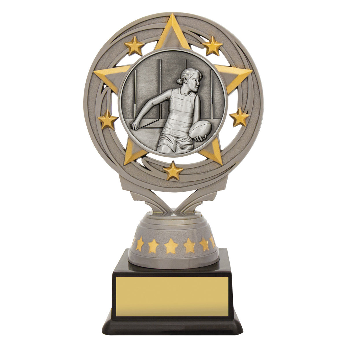 Silver Female Footy Torch
