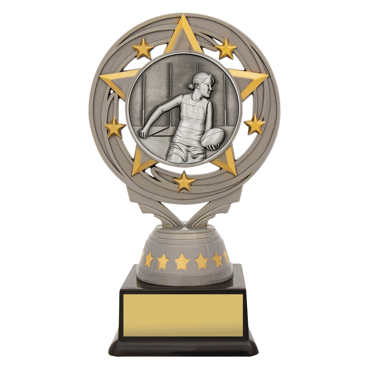 Silver Female Footy Torch