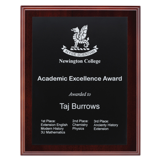 Engraved Plaques - Black / Silver!