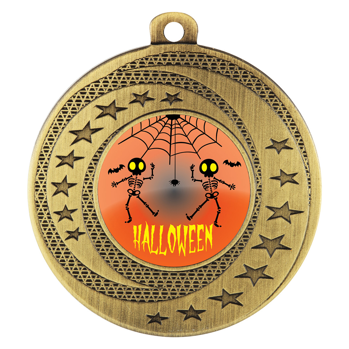 Medal - Halloween Skeletons