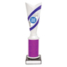 Curve Cups - Silver / Purple!