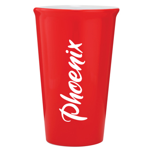 Red Latte Mug