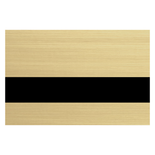 FlexiBrass European Gold / Black