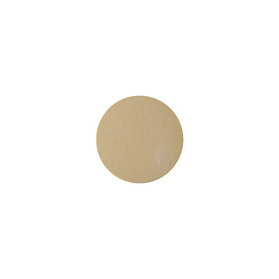 Sublimation Disc - Gold with Adhesive!