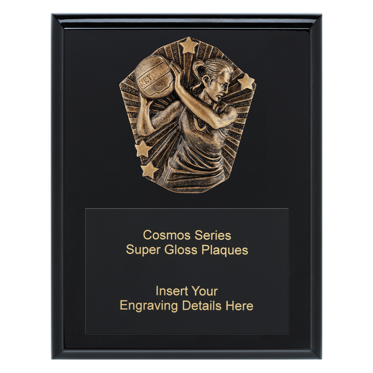 Cosmos Super Plaque - Netball