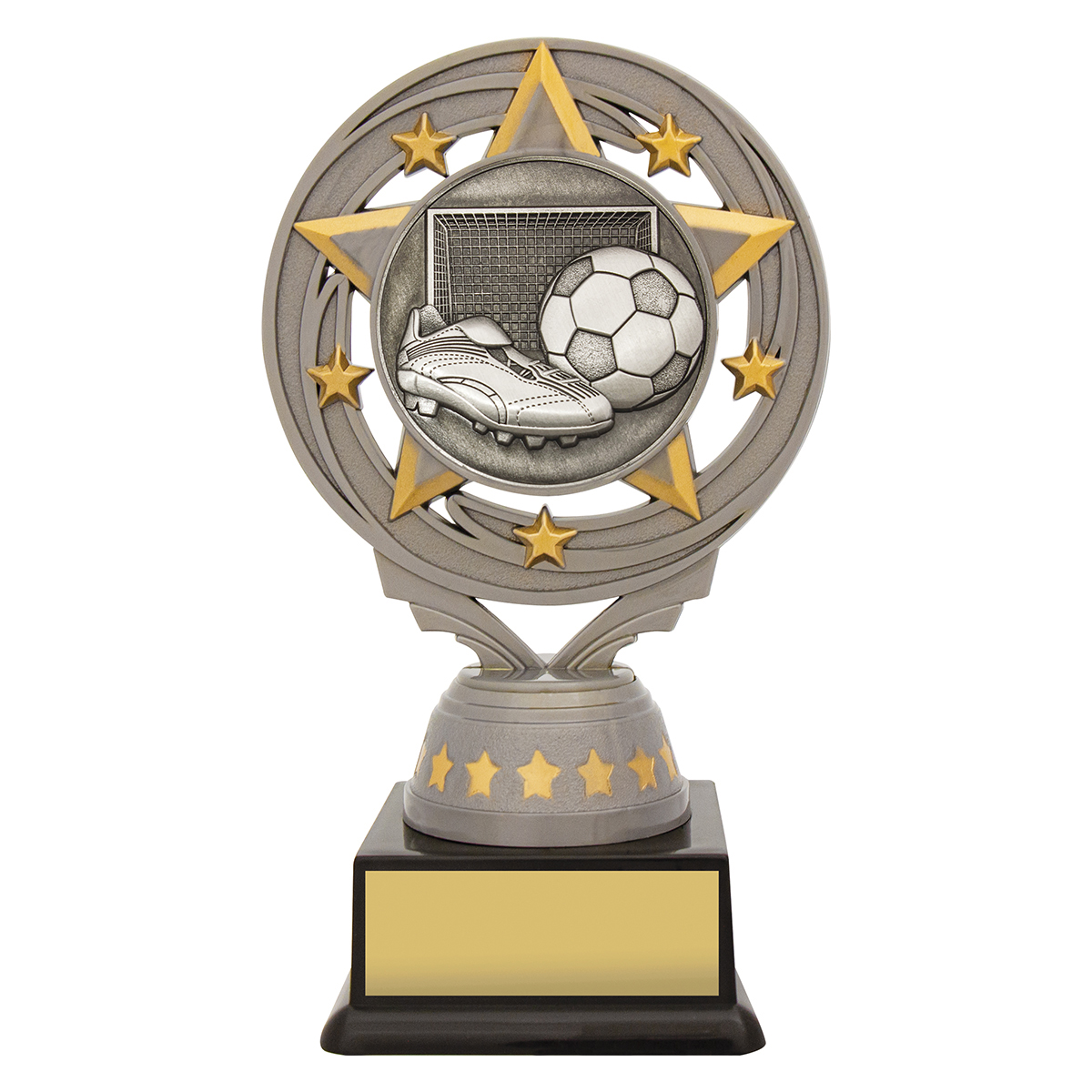 Silver Football Torch