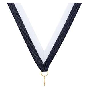 Navy / White Ribbon