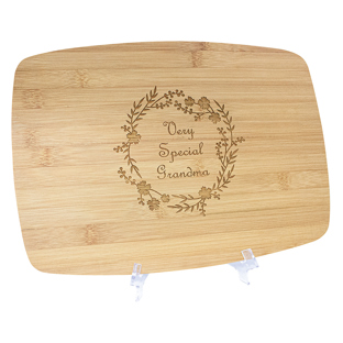 Plaque Easel Large - Clear