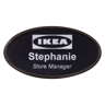 Oval Badge Frame