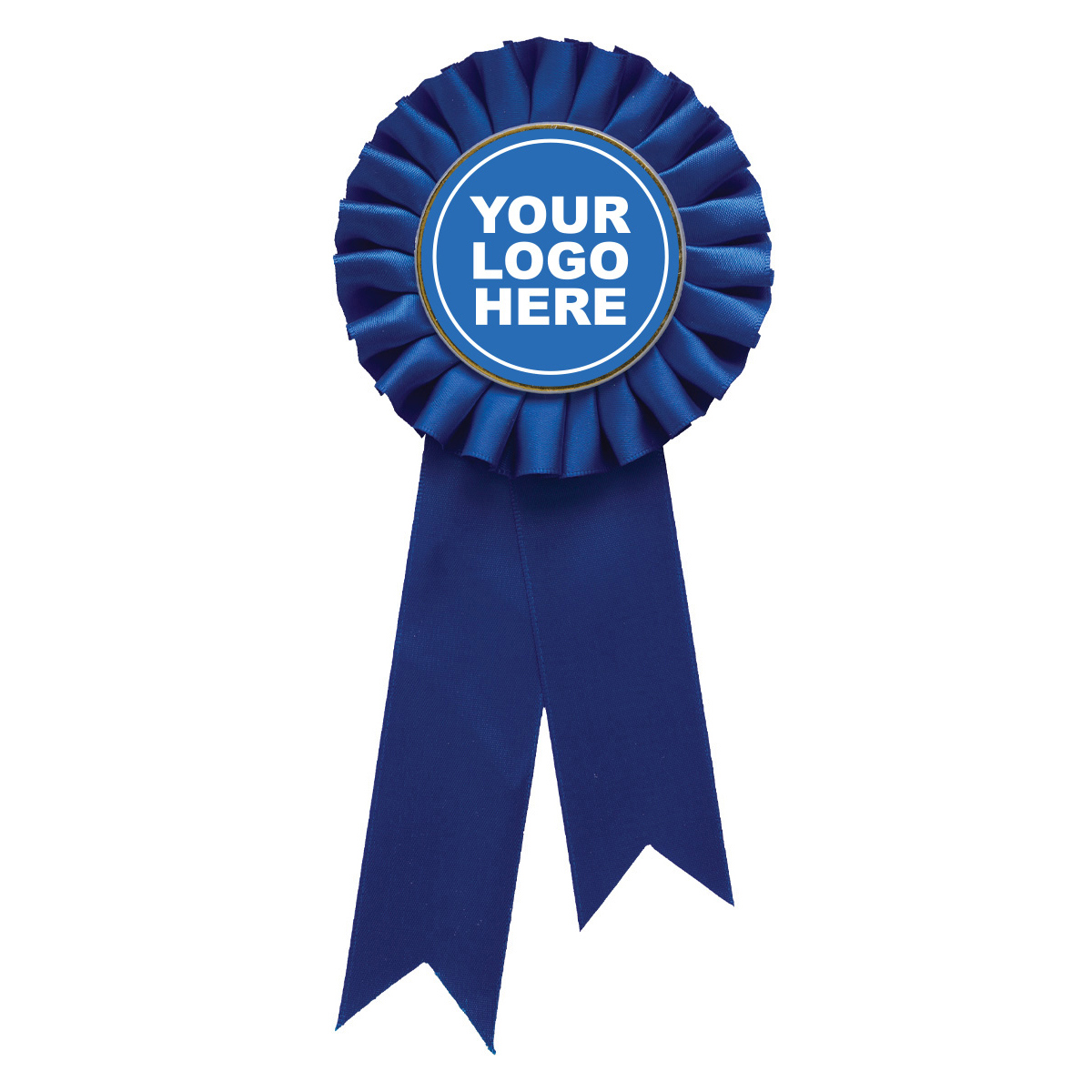 Blue Rosette w/ Hook