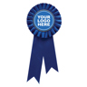 Blue Rosette w/ Hook