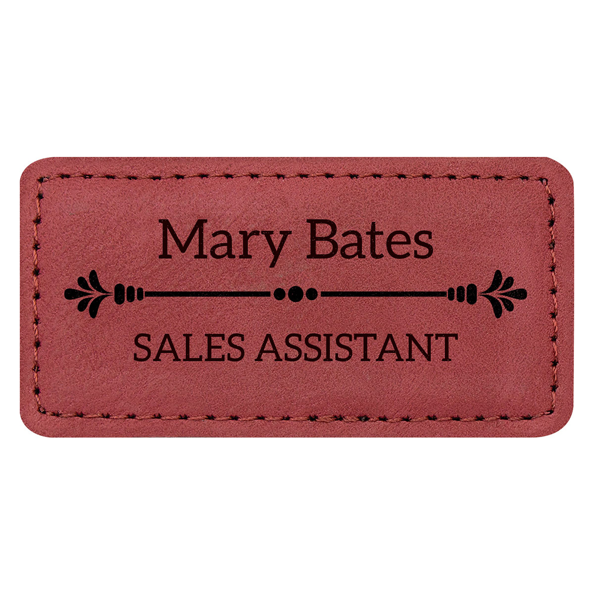 Name Badge - Rose