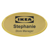 Oval Badge Frame