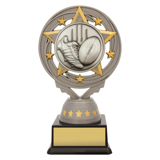 Silver Aussie Rules Torch