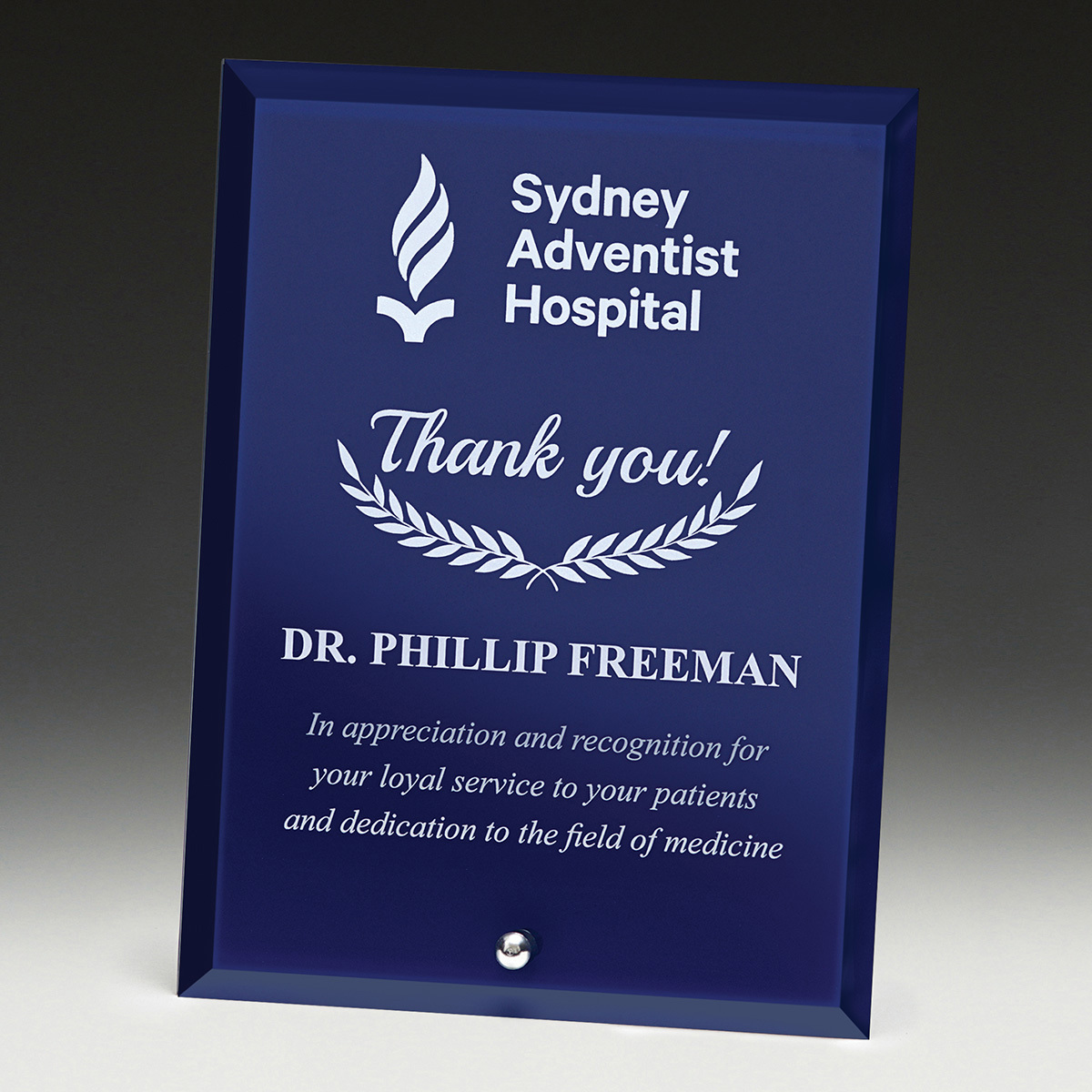 Radiant Plaque Blue
