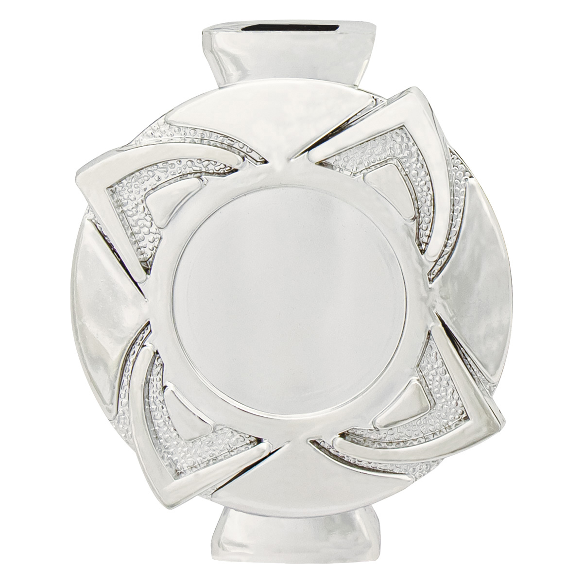 Spacer Silver Rosette