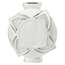 Spacer Silver Rosette