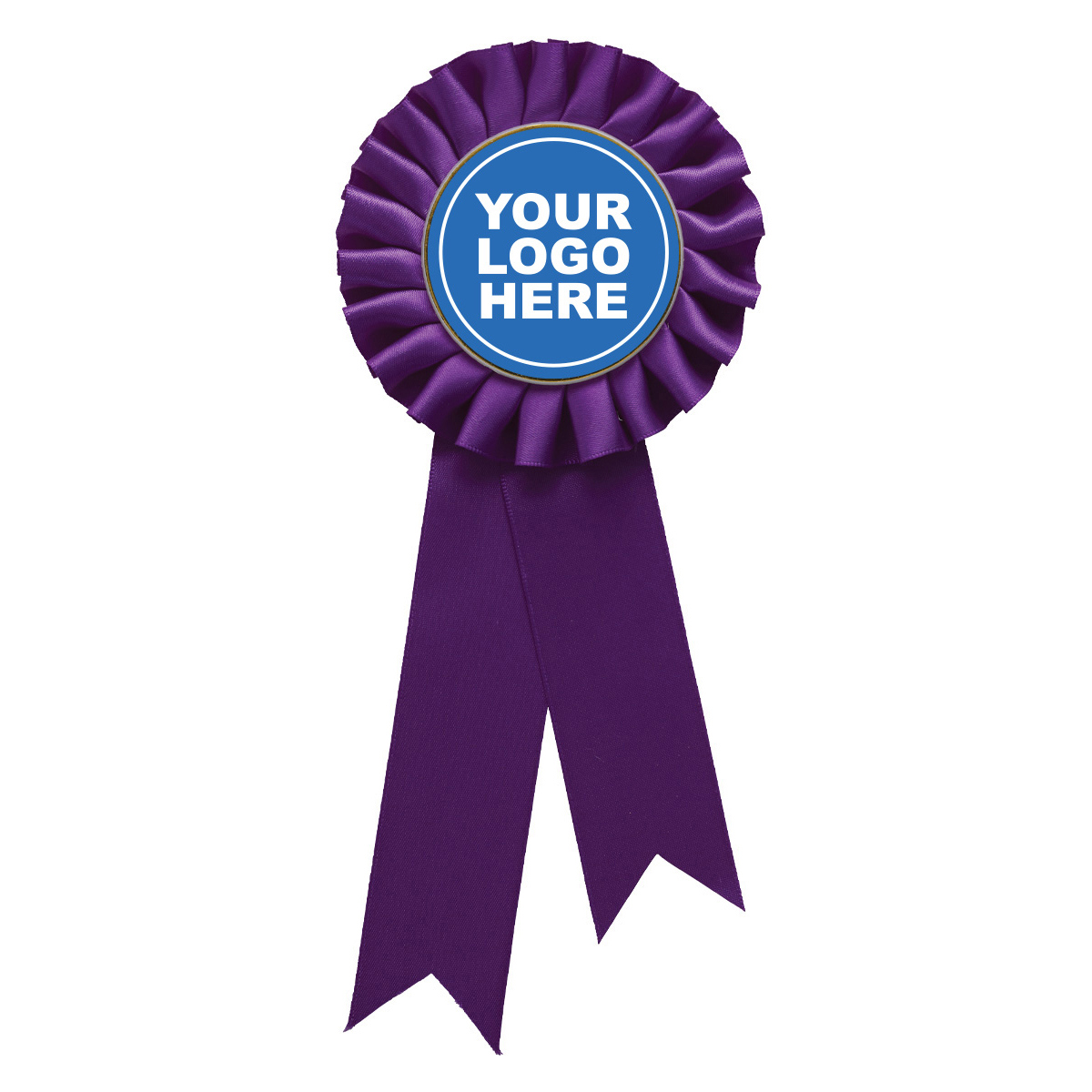 Purple Rosette w/ Hook