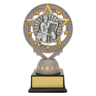 Silver Female Rugby Torch