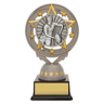 Silver Female Rugby Torch