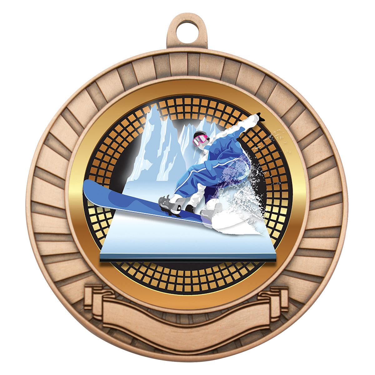 Eco Scroll - Snowboarding