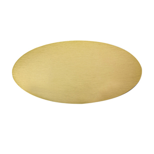 Oval Plate - 75x38mm