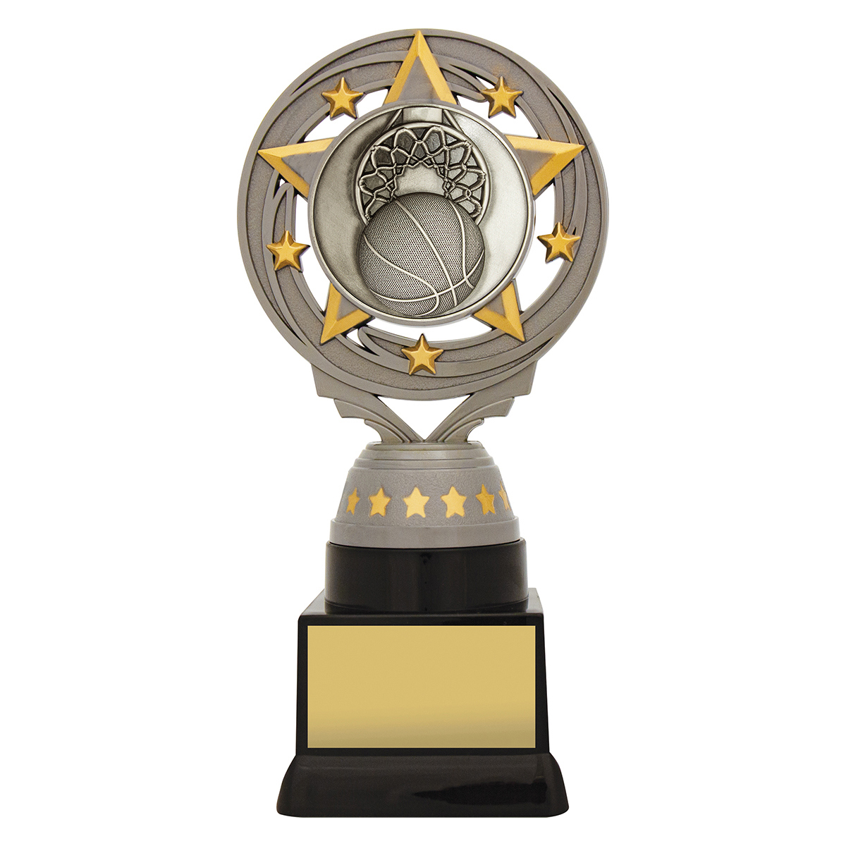 Silver Basketball Torch