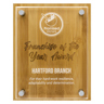 Bamboo Floating Plaque