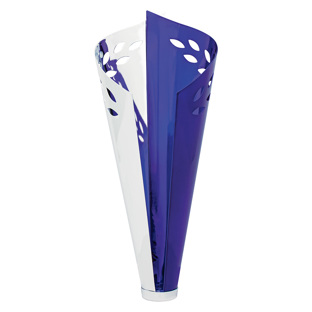Wreath Cups - Blue / Silver