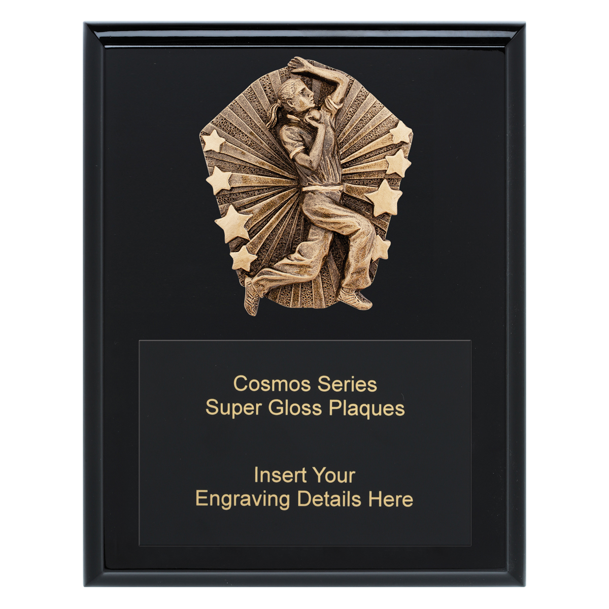 Cosmos Super Plaque - Female Bowler