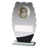 Clipped Oval Glass - Basketball
