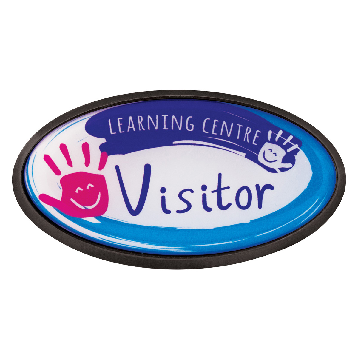Oval Badge Frame