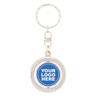 Spinning Silver Keychain