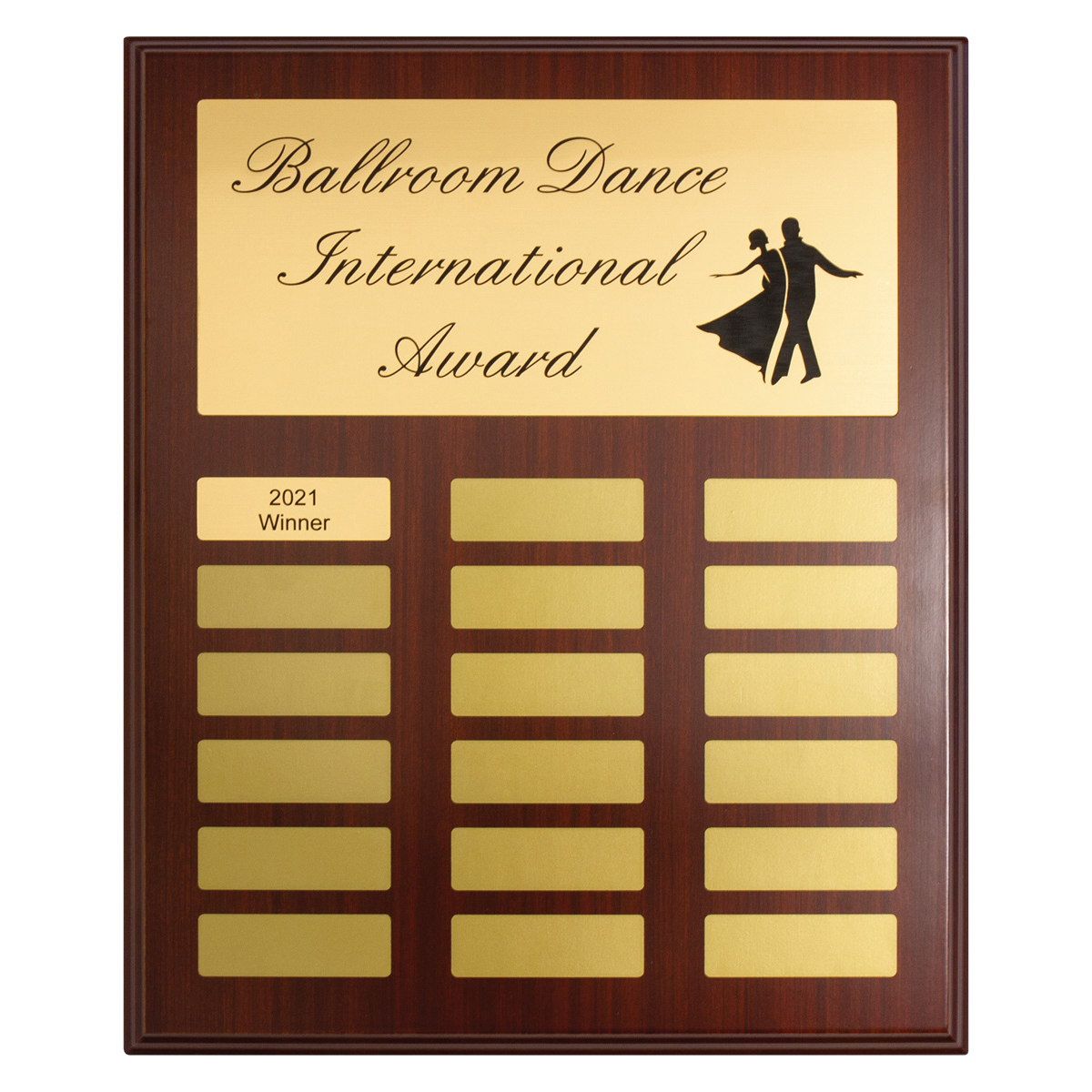Banner Gold Plaque