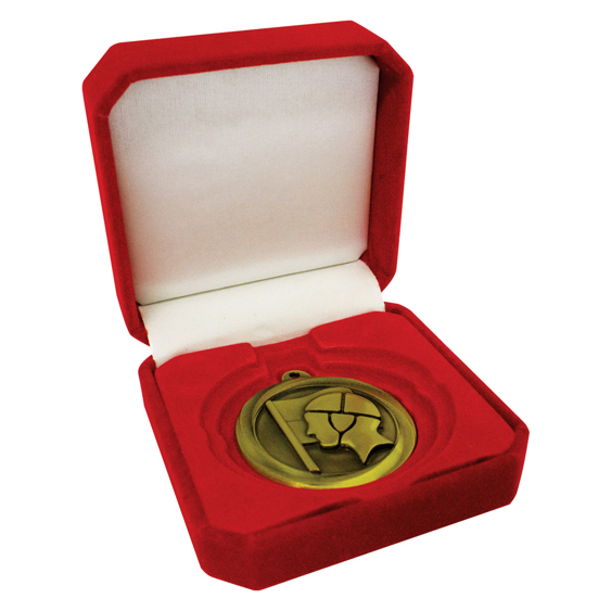 Crown Medal Box Red!