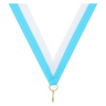 Light Blue / White Ribbon