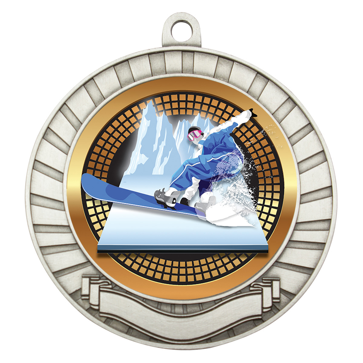 Eco Scroll - Snowboarding