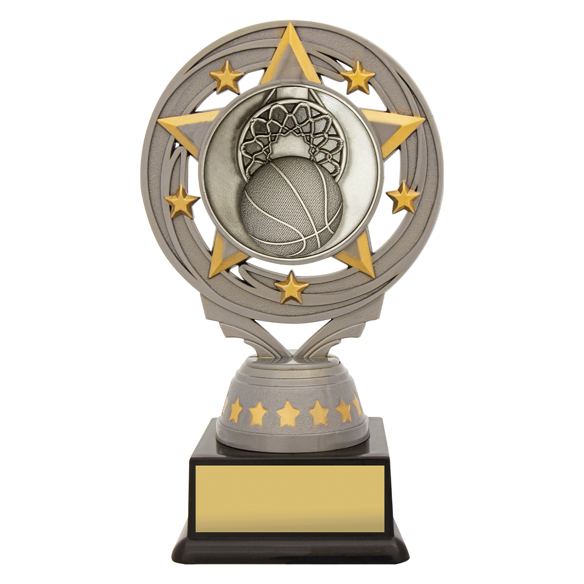 Silver Basketball Torch