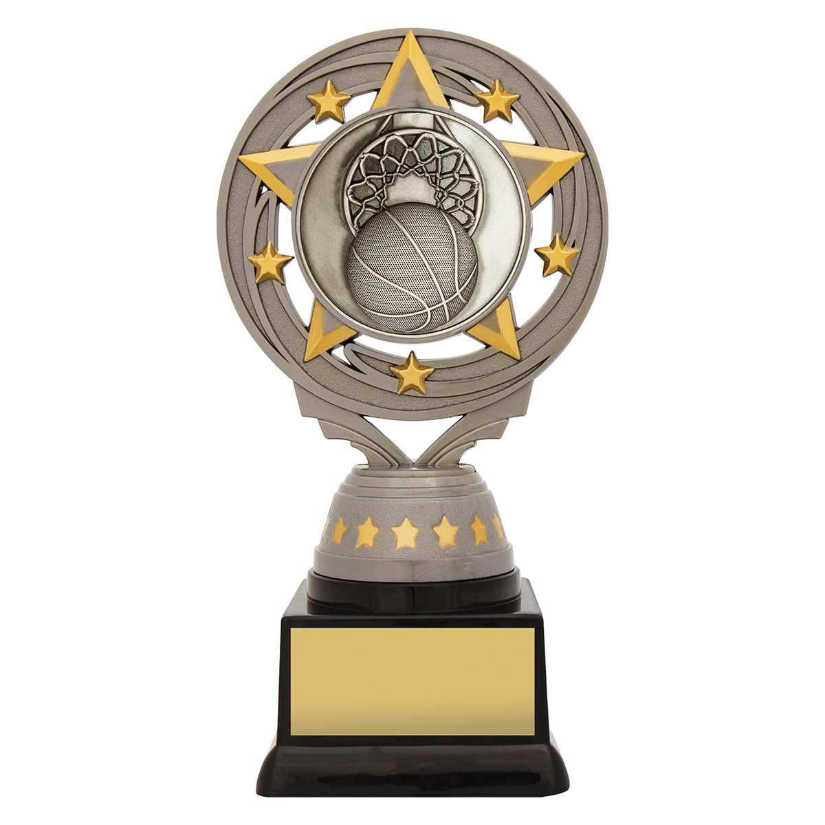 Silver Basketball Torch