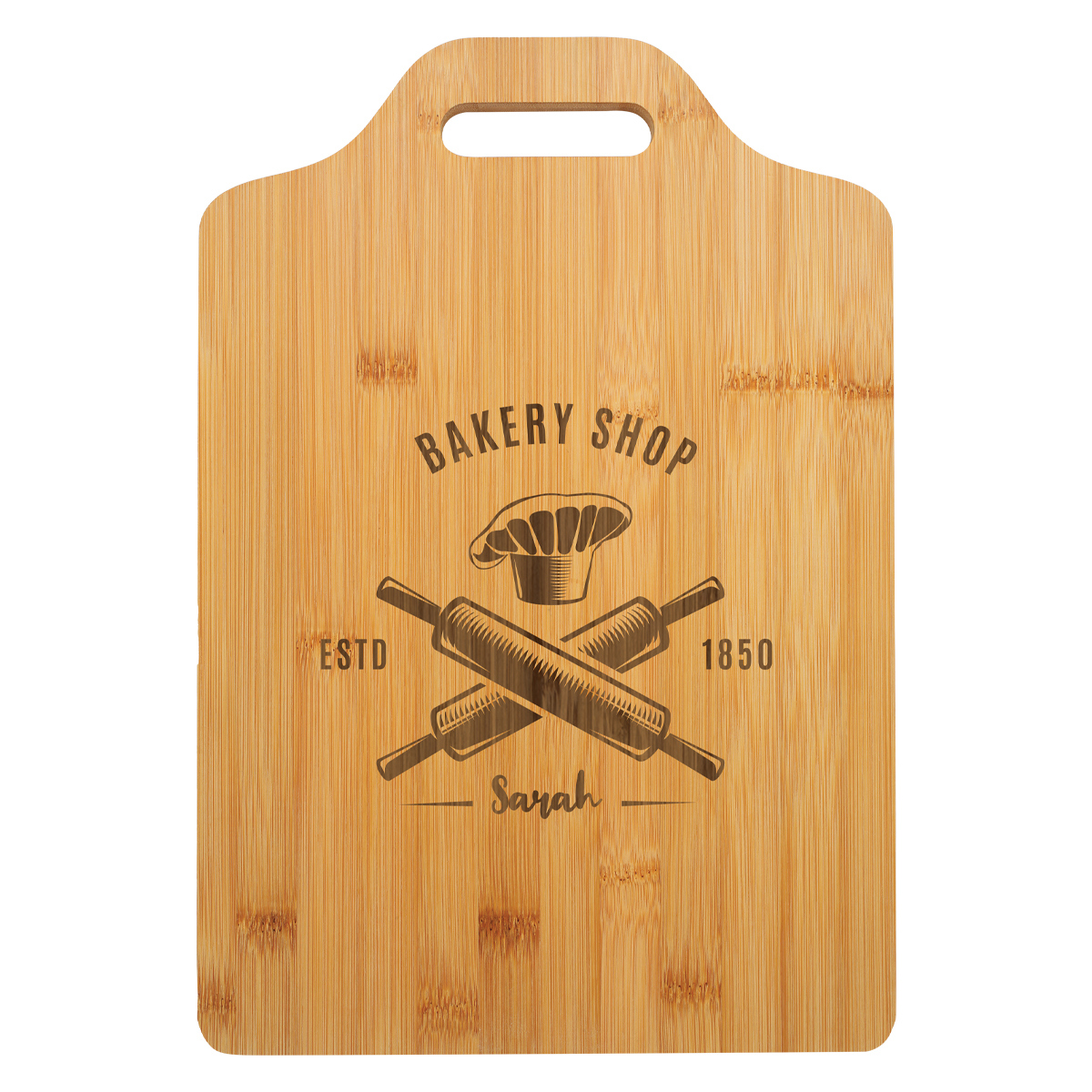 Bamboo Board with Slot Handle