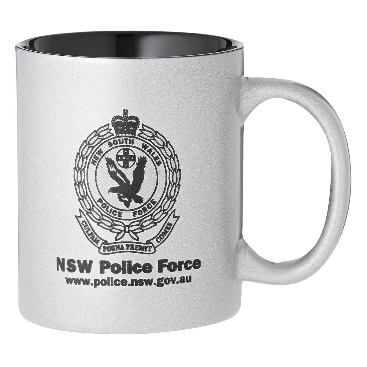Silver Coffee Mug