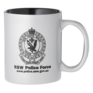 Silver Coffee Mug